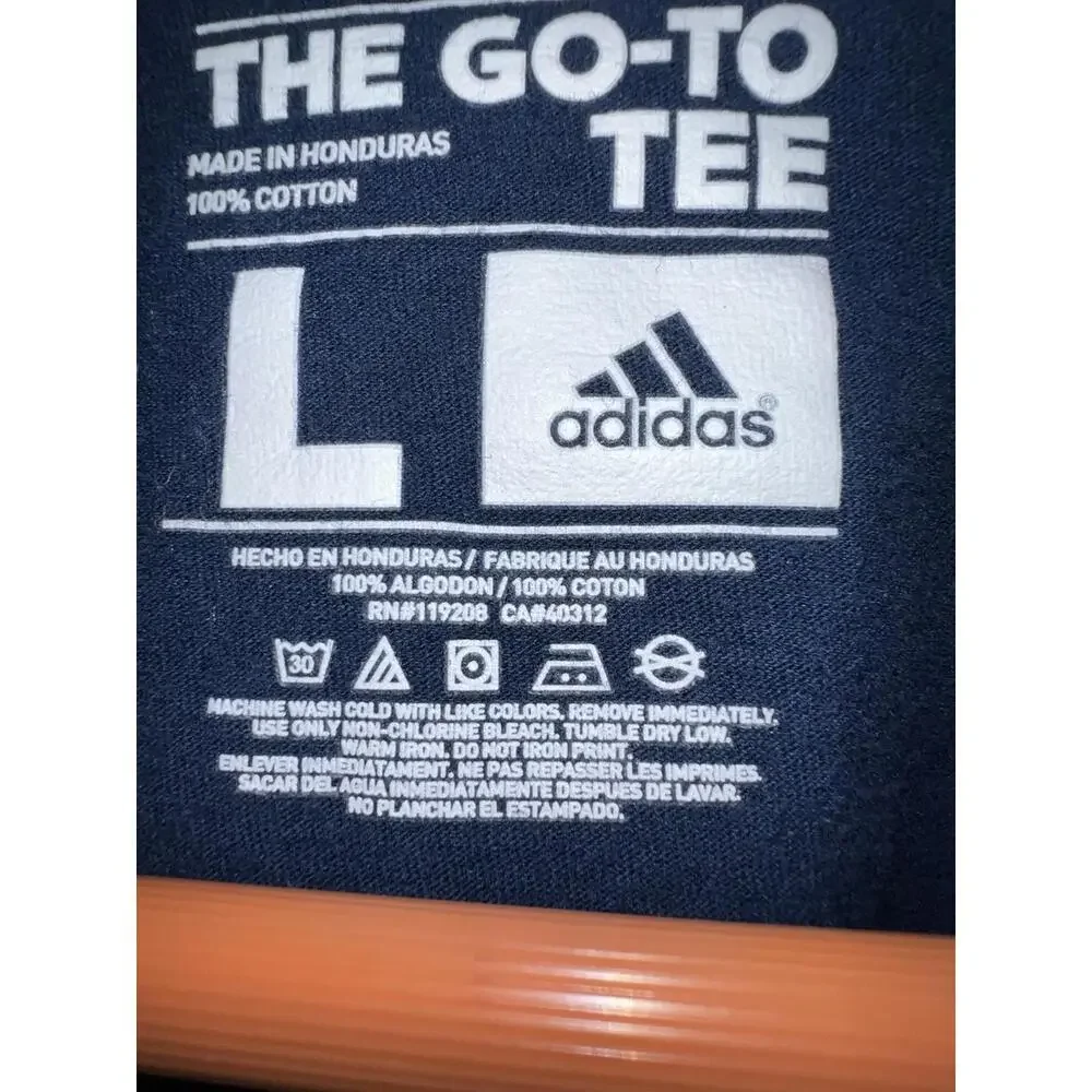 Adidas Notre‎ Dame Football T-Shirt Men's Large Sporty Fancore